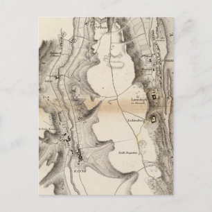 St Pierre Plateau Atlas Map Briefkaart