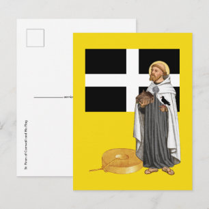St. Piran of Cornwall (SAE 01) en zijn vlaggenkaar Briefkaart