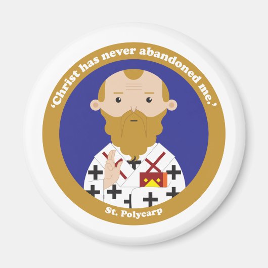 St. Polycarp Magneet (Voorkant)