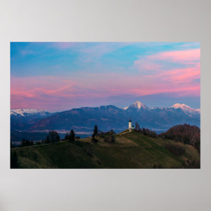 St Primus Jamnik Slovenië Poster