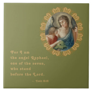 St. Rafael de Aartsengel (M 012) Tegeltje