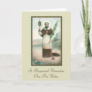 St. Raymond Nonnatus Wenskaart Kaart