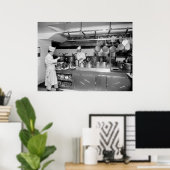 St. Regis Hotel Kitchen, begin jaren '00 Poster (Thuiskantoor)
