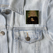 St. Rita de Casia Vierkante Button 5,1 Cm (In situ)
