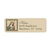 St. Rita van Cascia (M 015) Etiket (Voorkant)