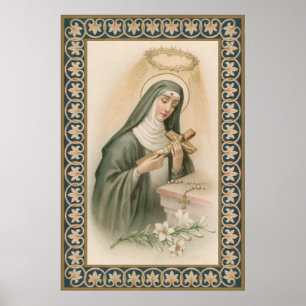 St. Rita van Cascia (M 015) Poster