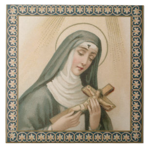 St. Rita van Cascia (M 015) Tegeltje