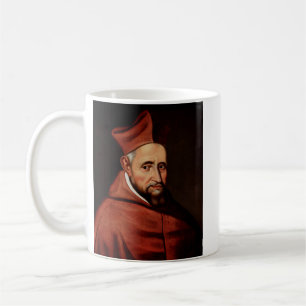 St. Robert Bellarmine Romeinse Bibliotheek Kunst Koffiemok