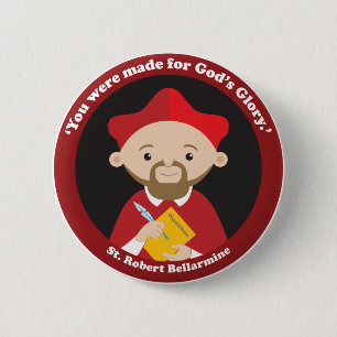 St. Robert Bellarmine Ronde Button 5,7 Cm