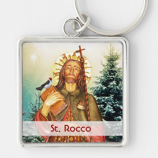 St. Rocco of Roch Sleutelhanger (Voorkant)