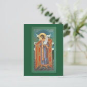 St. Romanos Prayer Card Briefkaart (Staand voorkant)