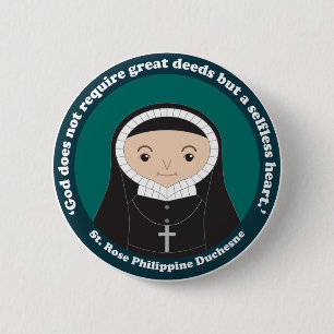 St. Roos Philippine Duchesne Ronde Button 5,7 Cm