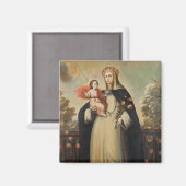 St Roos van Lima met het kind Jezus Magneet (Voorkant / Achterkant)