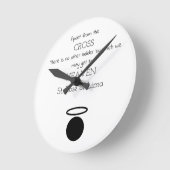 St. Roos van Lima Quote Clock Ronde Klok (Hoek)
