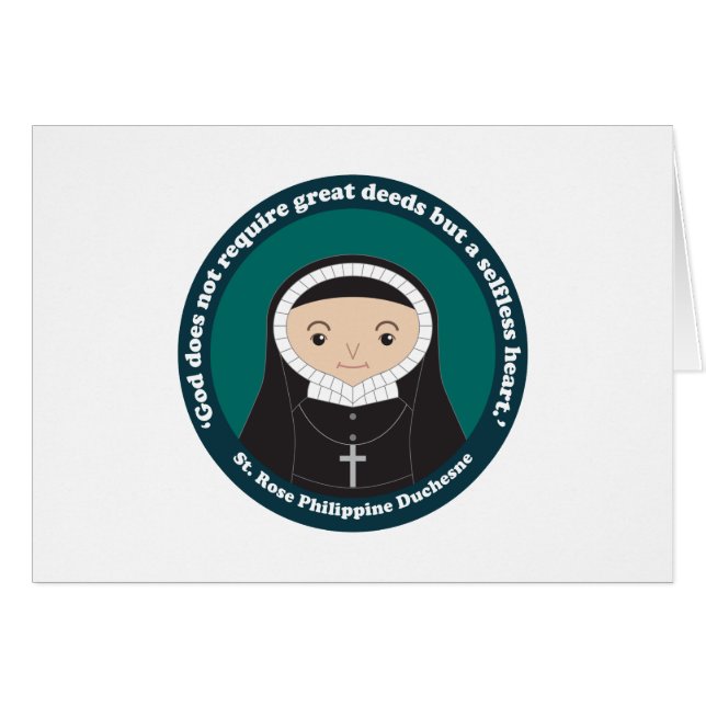 St. Rose Philippine Duchesne (Devant horizontal)
