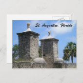 St Saint Augustine Florida Briefkaart (Voorkant / Achterkant)