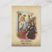 St Saint patron pérégrin de carte sainte de Cancer (Devant)