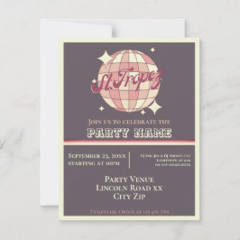 St Saint Tropez thema zomer feest viering Kaart