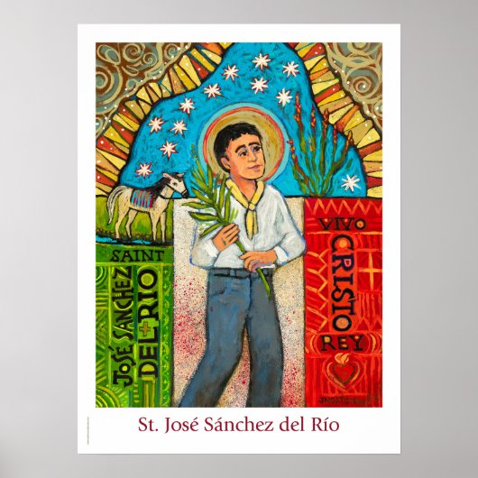 St. Sanchez del Rio Catholic Classroom poster (Voorkant)