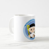St. Scholastica Koffiemok (Voorkant links)