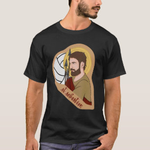 St Sebastian Boogschieten Boogschutter Katholieke T-shirt