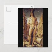 St Sebastian by Liberale Da Verona Briefkaart (Voorkant / Achterkant)