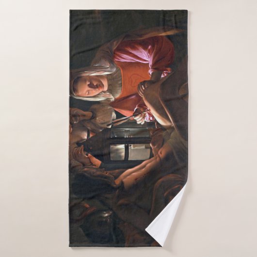 St. Sebastian Embraced by Irene, La Tour Badhanddoek (Badhanddoek)