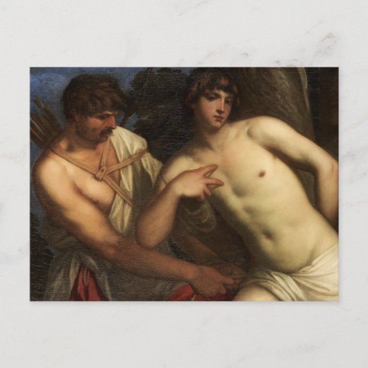 St. Sebastian is Bound Briefkaart (Voorkant)