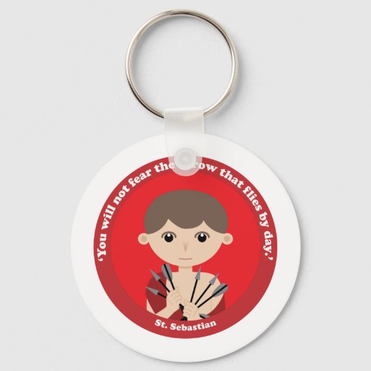 St. Sebastian Sleutelhanger (Voorkant)