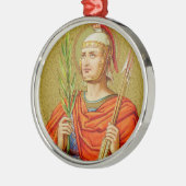 St. Sebastian (SNV 24) Premium Round Metalen Ornament (Links)