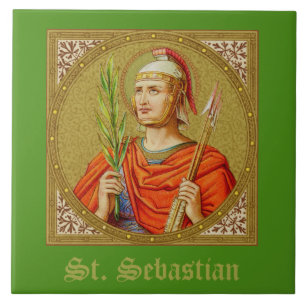 St. Sebastian (SNV 24) Tile 3 Tegeltje