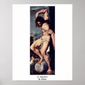 St. Sebastian van Titian Poster (Voorkant)