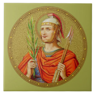 St. Sébastien (SNV 24) (Image ronde) Carreau 2