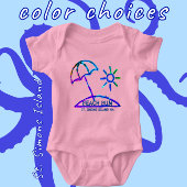 St. Simons Island GA baby bodysuit