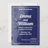 St. Simons Island Georgia  Map Wedding Kaart (Voorkant)