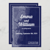 St Simons Island  Map Save the Date Kaart (Voorkant / Achterkant)