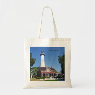 St. Simons Vuurtoren canvas tas