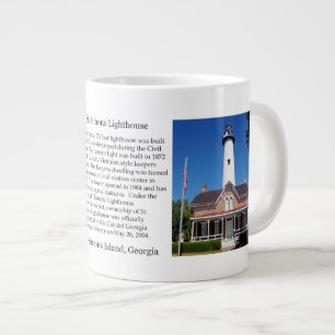 St. Simons Vuurtoren geschiedenis specialiteit mok