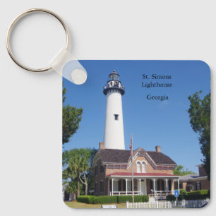 St. Simons Vuurtoren sleutelhanger