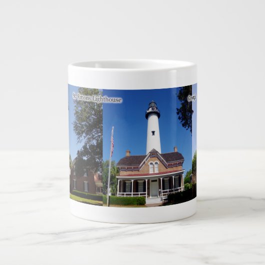 St. Simons Vuurtoren specialiteit mok (Voorkant)