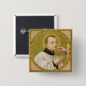 St. Stanislaus Kostka (SNV 25) Vierkante Button 5,1 Cm (Voorkant /achterkant)
