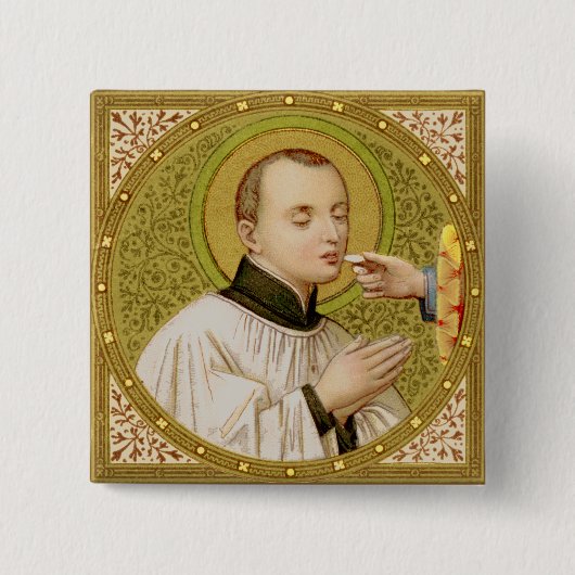 St. Stanislaus Kostka (SNV 25) Vierkante Button 5,1 Cm (Voorkant)