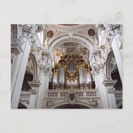 St. Stephan's Cathedral Passau Duitsland Briefkaart (Voorkant)