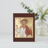 St. Stephen, la carte de prière du protomarate (Debout devant)