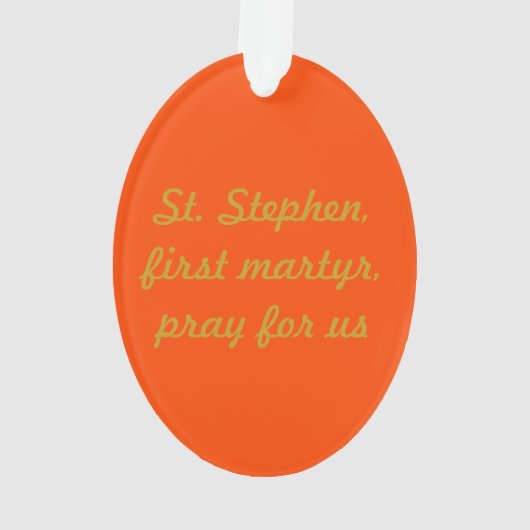 St. Stephen le ProtoMartyr (PM 08) Acrylique (dos)