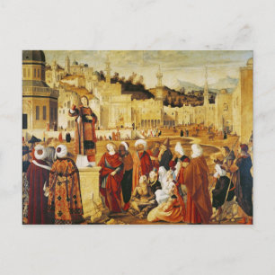 St. Stephen Preaching Briefkaart