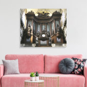 St Sulpice-orgel Canvas Afdruk (Insitu (Woonkamer))