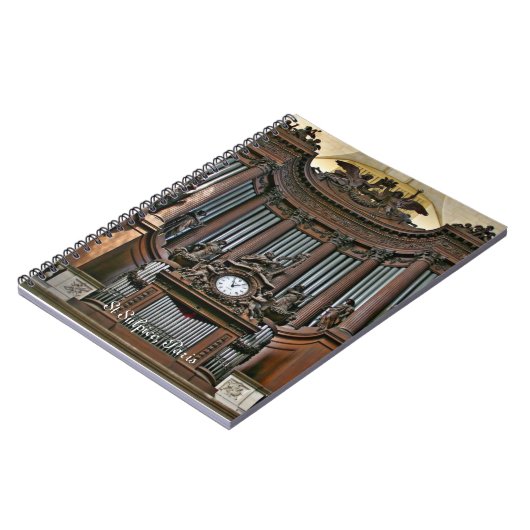 St Sulpice orgel notitieboek (Linkerzijde)