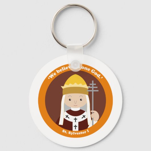 St. Sylvester I Sleutelhanger (Voorkant)