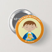 St. Tarcisius Ronde Button 5,7 Cm (Voorkant /achterkant)